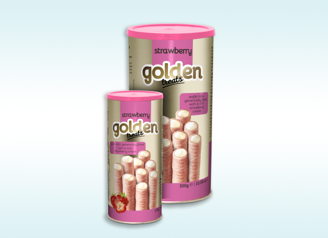 Ruby Chocolate | Generously filled wafer rolls with chocolate cream